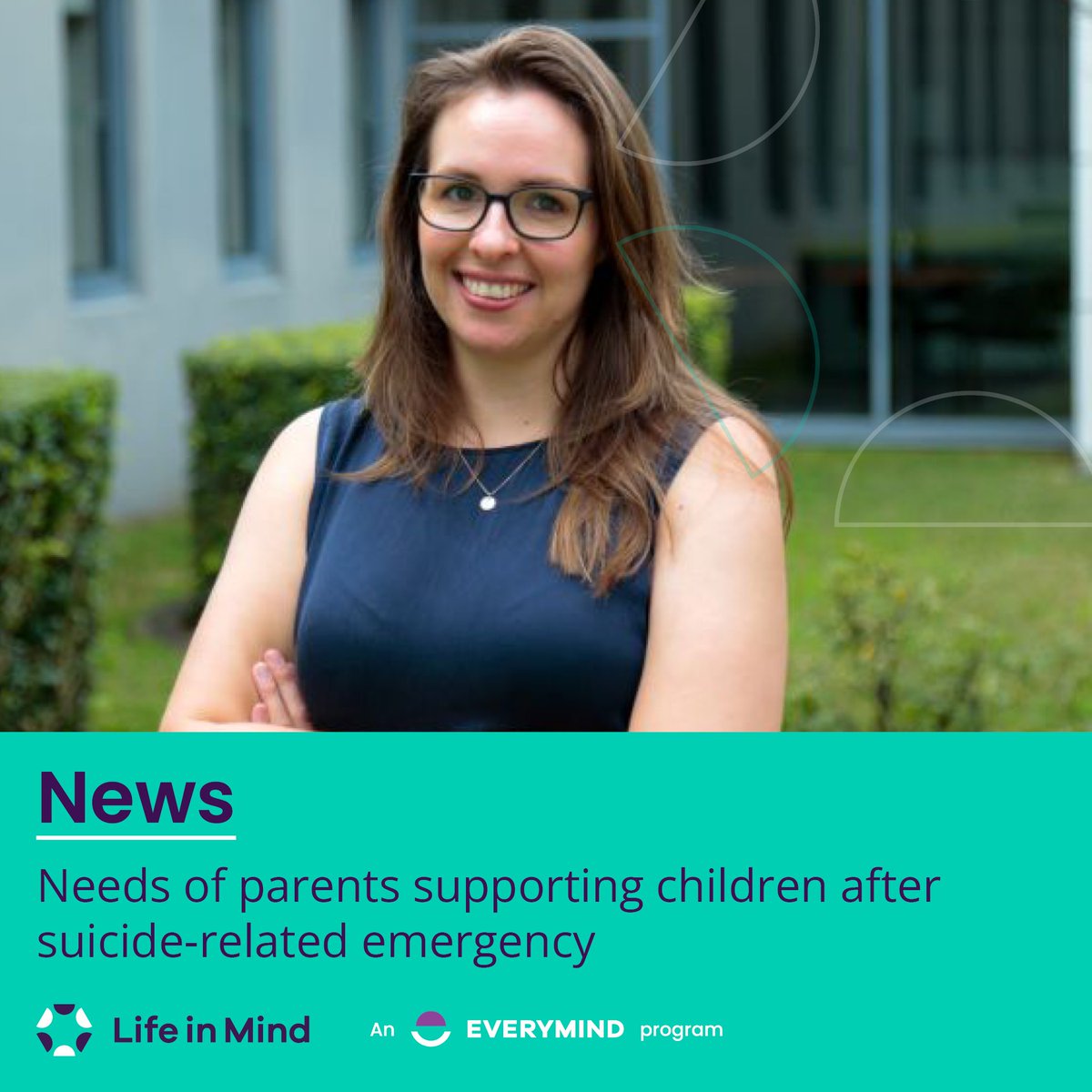 Life in Mind (@lifeinmindau) on Twitter photo Demee Rheinberger, researcher at <a href="/blackdoginst/">Black Dog Institute</a> and the University of New South Wales shares the findings from her recent research - Exploring parent support needs during and after adolescent suicide-related emergency department visits.
Learn more: bit.ly/45RCgXn Demee Rheinberger, researcher at <a href="/blackdoginst/">Black Dog Institute</a> and the University of New South Wales shares the findings from her recent research - Exploring parent support needs during and after adolescent suicide-related emergency department visits.
Learn more: bit.ly/45RCgXn