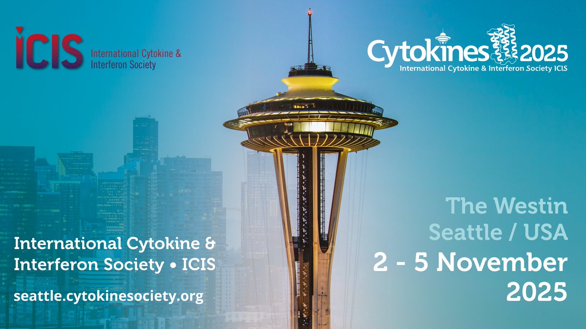 The countdown is on ... 4 days left to submit your abstract and apply for student/post-doc member travel grants for #Cytokines2025. The deadline is Monday, June 30. Re-post to share with your network! seattle.cytokinesociety.org