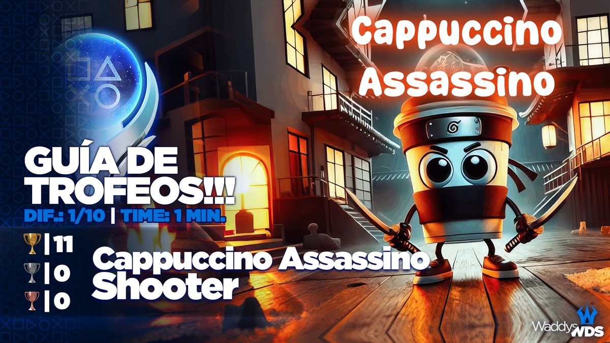 🏆WaddysWDS🏆 (@waddyswds) on Twitter photo 🆕 #GuíadeTrofeos | #TrophyGuide
🎮 Cappuccino Assassino Shooter
🎬 youtu.be/psL-xw_UxHU
🦾 1/10
⏱️ 1 Min.
🏆 12 Trophies
💱 4 Stacks
Thanks!: <a href="/OivenGames/">Oiven Games</a> 😎
#CappuccinoAssassinoShooter #Indie #Indiedev #Indiegame #Guide #Trophy #PS4 #PS5 #Nintendo 🆕 #GuíadeTrofeos | #TrophyGuide
🎮 Cappuccino Assassino Shooter
🎬 youtu.be/psL-xw_UxHU
🦾 1/10
⏱️ 1 Min.
🏆 12 Trophies
💱 4 Stacks
Thanks!: <a href="/OivenGames/">Oiven Games</a> 😎
#CappuccinoAssassinoShooter #Indie #Indiedev #Indiegame #Guide #Trophy #PS4 #PS5 #Nintendo