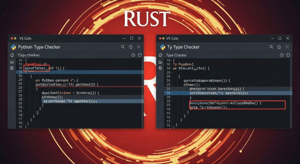Infinit18575448's tweet image. AIMindUpdate News! 
 Faster Python type checking is here! See how Pyrefly and Ty, built in Rust, are already outpacing the competition. #Python #Rust #TypeChecking 

Click here↓↓↓
 aimindupdate.com/2025/06/27/pyr…