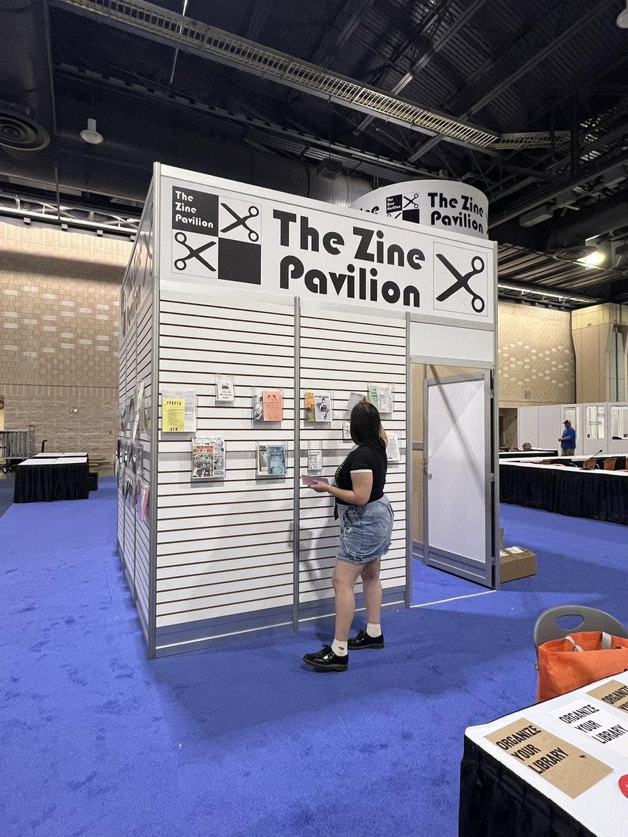 Excited to start setting up the #ZinePavilion at #ALAAC25! Find us at booth 1862!