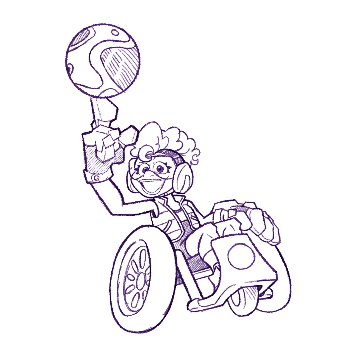 htoast_art's tweet image. I wanted to think about how I’d approach designing characters for Drag x Drive, i need to think more about armor and outfits but I still think that having more visually interesting, relatable characters would do this IP a solid favor