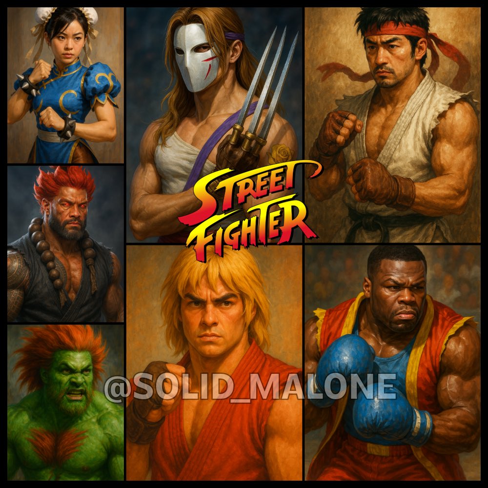 solid_malone's tweet image. Streetfighter Live action Movie cast members:

Jason Momoa - Blanka
Noah Centineo - Ken
Orville Peck - Vega Joe Anoa'i - Akuma
Andrew Koji - Ryu
Callina Liang - Chun-Li
Curtis “50 Cent” Jackson - Balrog

#streetfighter #balrog #50cent #jasonmomoa