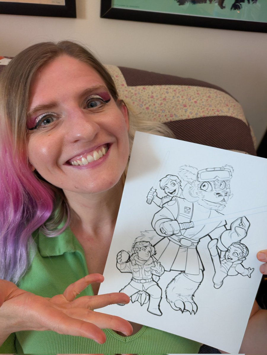 ComfortAndAdam's tweet image. Streaming #coloring with @CopicOfficialUS tonight on @twitch at 8pm eastern with an adorable #tauntaun #furry  with a #chibi Luke, Han, and Leia from yesterday old #starwars 

Look up comfortandadam on #twitch and come hang out!

#starwarsfan #starwarsfanart #artstreamer #art