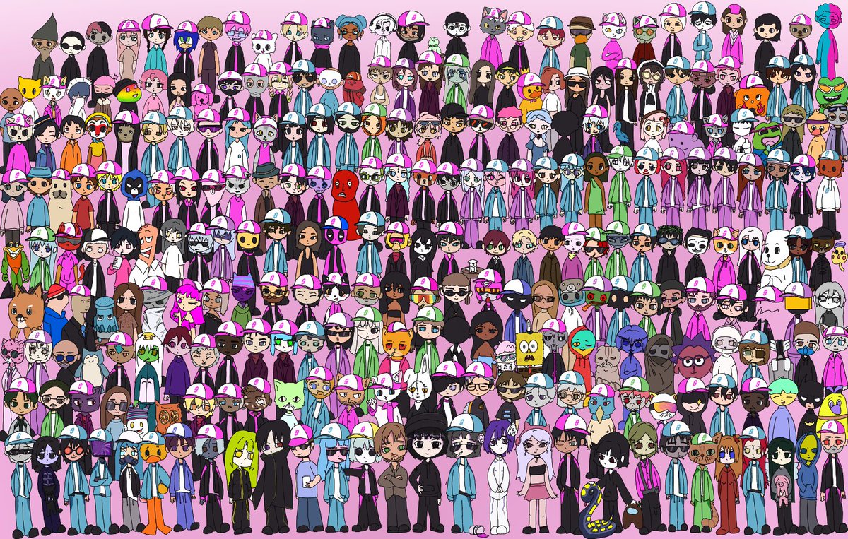 I made an artwork with EVERY "PROVED UR LUV" HOLDER!

272 absolutely legends, try to find yourself and drop a screenshot in comments!

note: I skipped ~5 ppl, which PFPs were totally undrawable, please don't be mad at me guys🥹