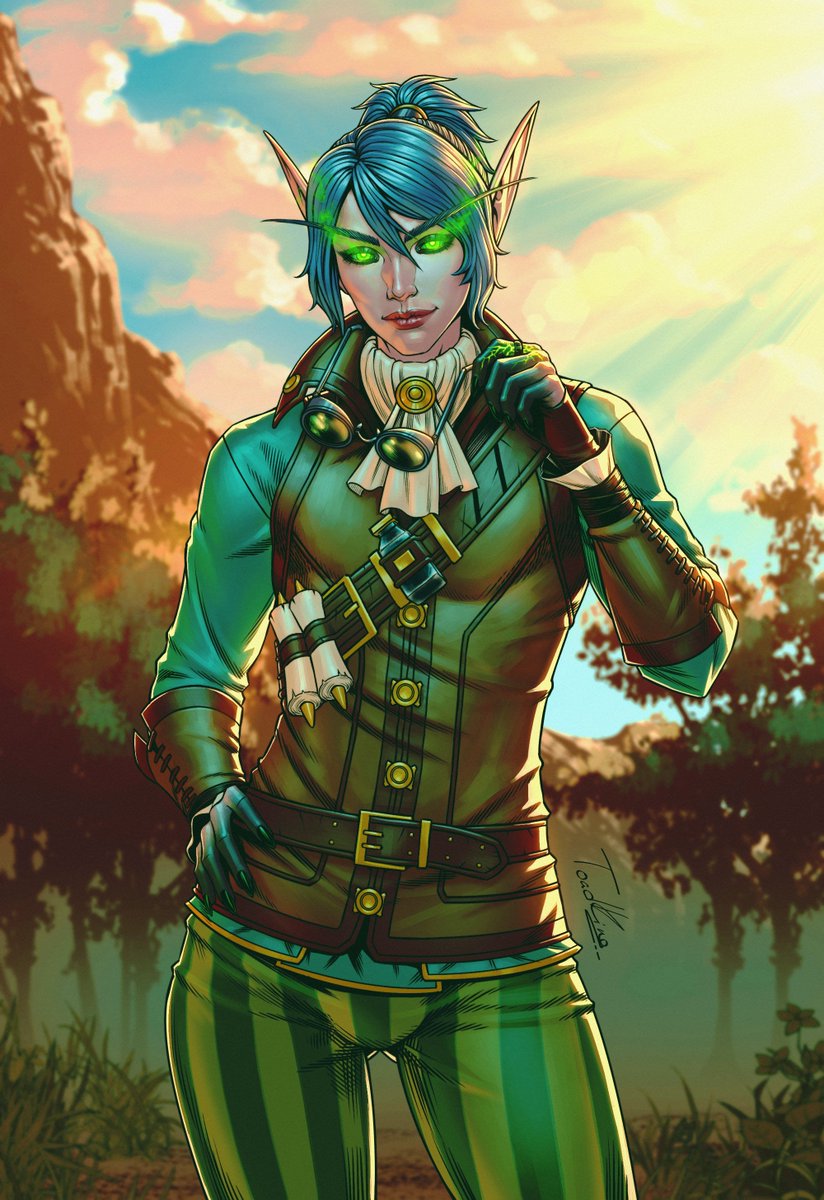 DamnToadKing's tweet image. Back to work, kingdom!🥳
Comm for @Chanter7270769
Thank you💚
#commissionart #artshare #fantasyart #Warcraft