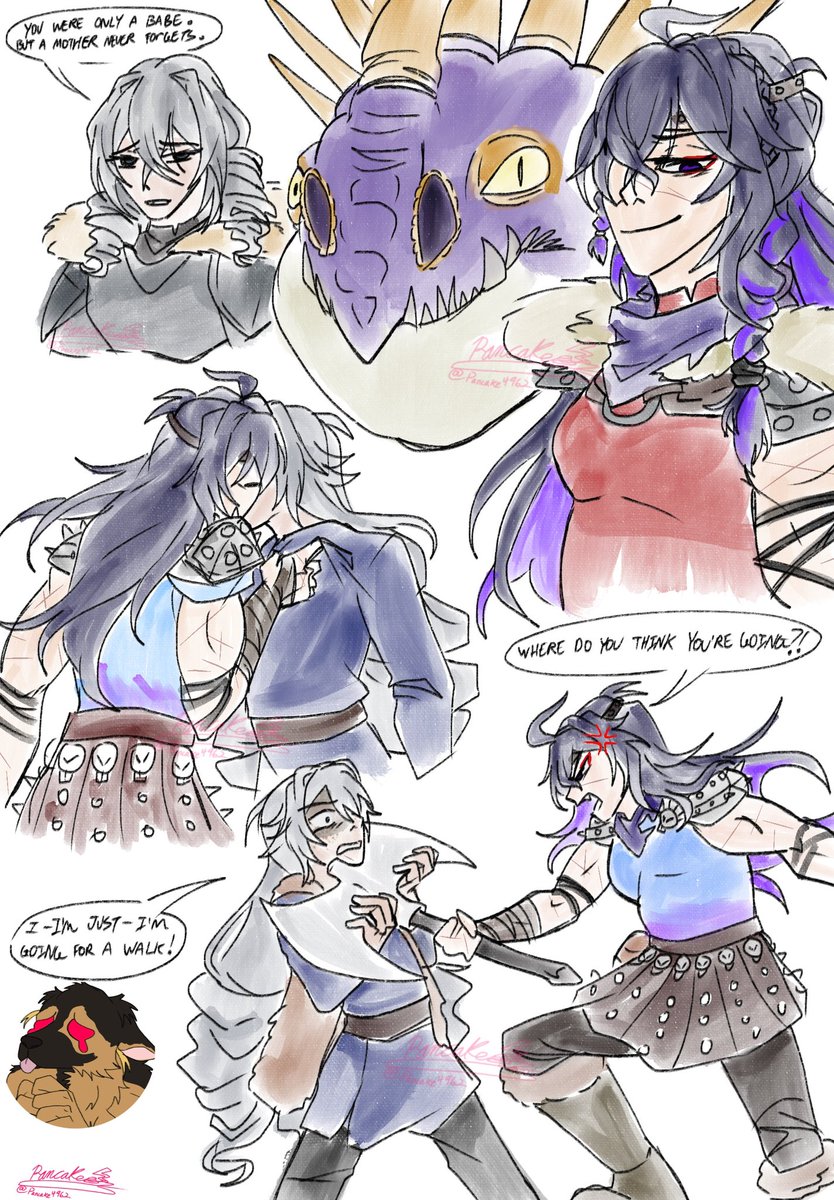Pancake4962's tweet image. #bronseele #httydAU #HonkaiStarRail #hsr #Bronya #BronyaRand #Seele #AlexandraPavlovnaZaychik