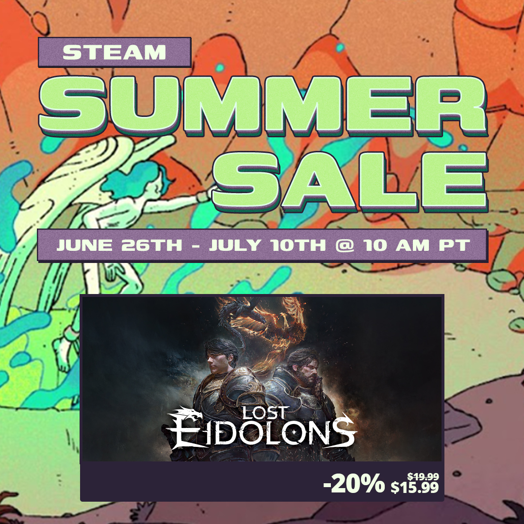 Lost Eidolons: Veil of the Witch Now Live (@oceandrivegames) on Twitter photo Steam Summer Sale has begun! Section 13, Lost Eidolons, and Lost Eidolons: Veil of the Witch are all on SALE!!!
Buy Now: store.steampowered.com/developer/Ocea… Steam Summer Sale has begun! Section 13, Lost Eidolons, and Lost Eidolons: Veil of the Witch are all on SALE!!!
Buy Now: store.steampowered.com/developer/Ocea…