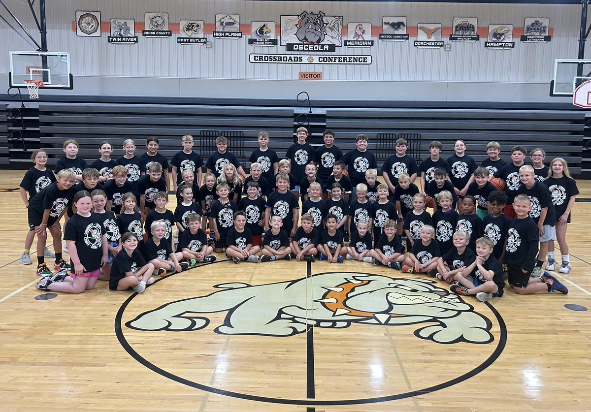 We had an awesome week spending our mornings with 70 campers at the Osceola Bulldog Youth Basketball Camp! Thank you kids, parents, players and coaches! 🏀🐾 #successisnotanaccident
