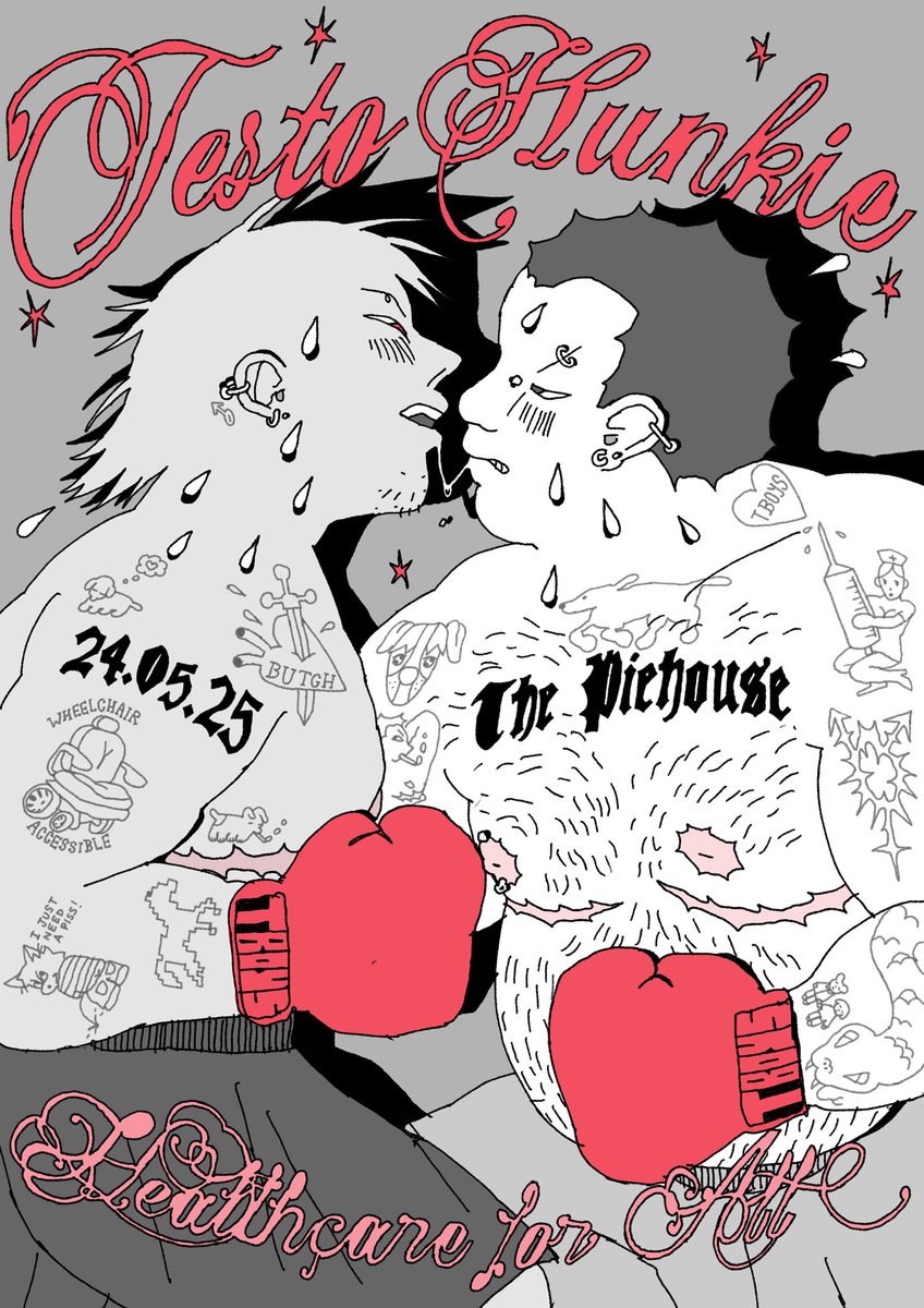 Poster i did for a transmasc club night in london