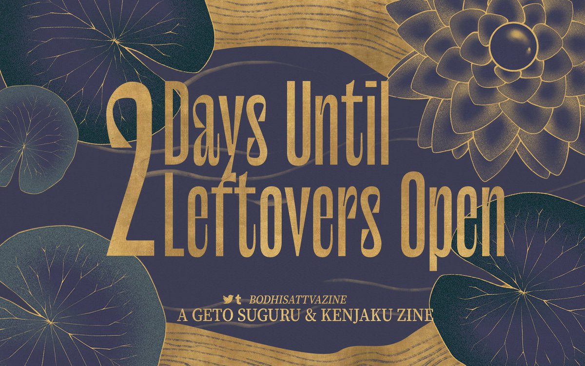 BodhisattvaZine's tweet image. 🪷2 Days Until Leftovers🪷
The moment approaches, leftover sales will be opening June 28 at 8PM PDT. Items will be available a la carte, but stock is limited.