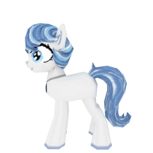 PNautice's tweet image. A new little filly, she's got a valuable snowflake amulet!