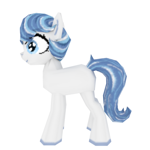 PNautice's tweet image. A new little filly, she's got a valuable snowflake amulet!