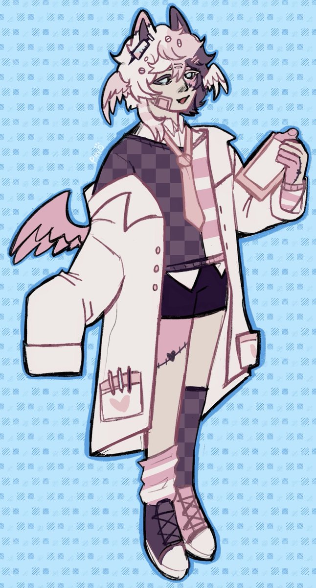 PersoniPhyVT's tweet image. got a new goober on toyhouse and decided to give him a lil design tweak (and shove him into my supernatural universe because i have a serious problem)