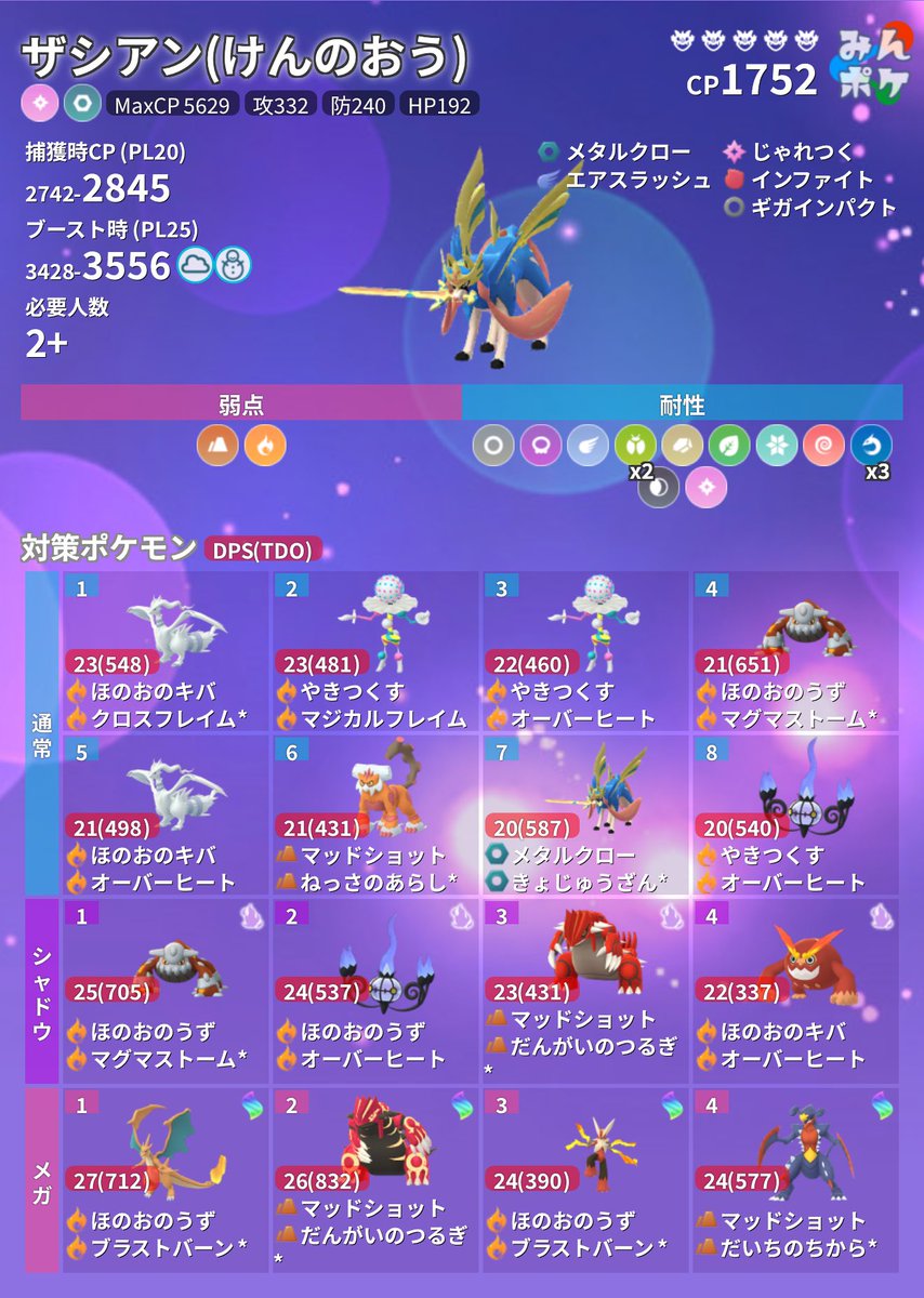 ポケモンGO関連 ポケモンGO】パールルの色違いと進化先・個体値早見表 - ゲーム