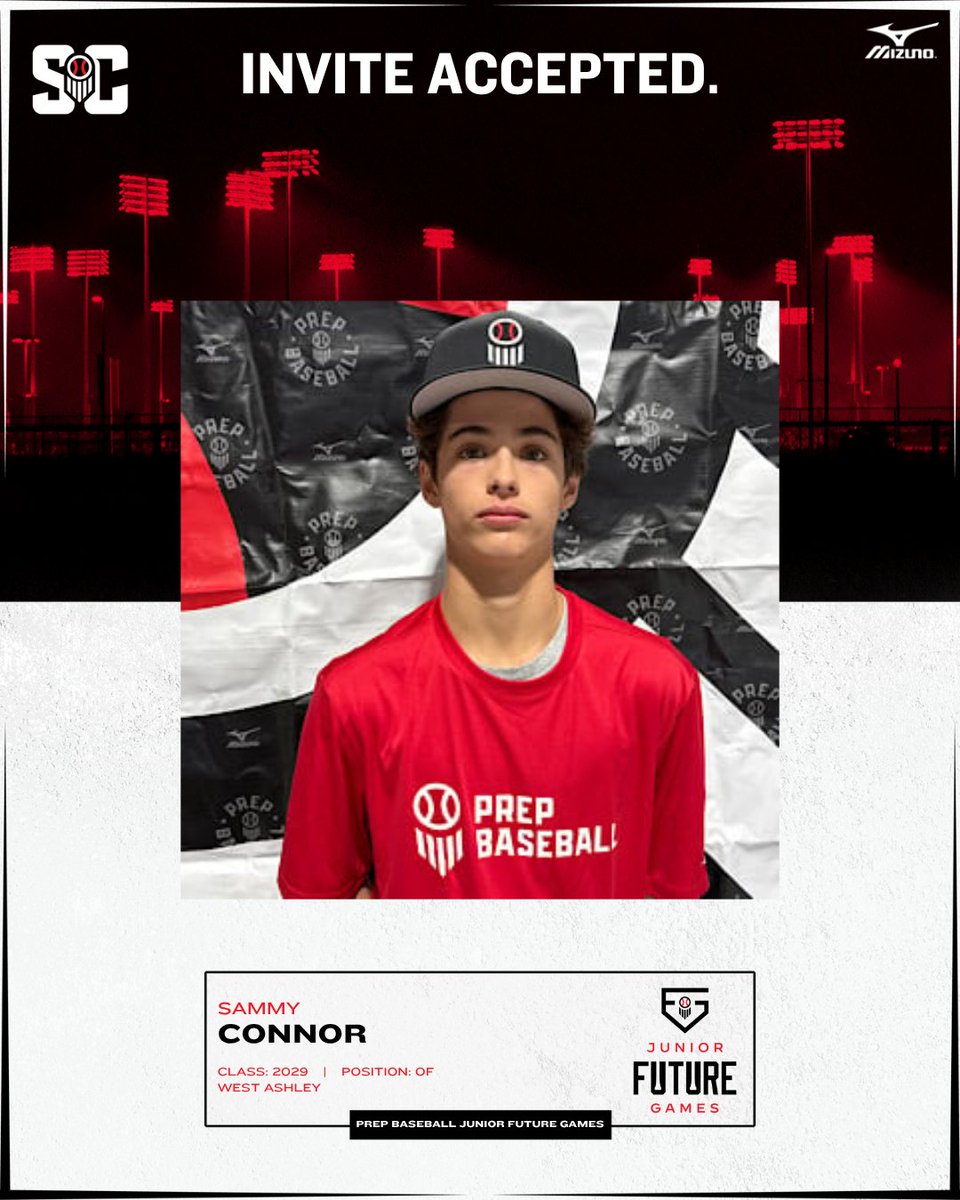 INVITE ACCEPTED

'29 OF Sammy Connor will join #TeamSC at the #PBJFG25 

<a href="/sammyconnor99/">Sammy Connor</a> | <a href="/WAHS_Baseball/">West Ashley Baseball</a>

Profile: loom.ly/LQIEvoI