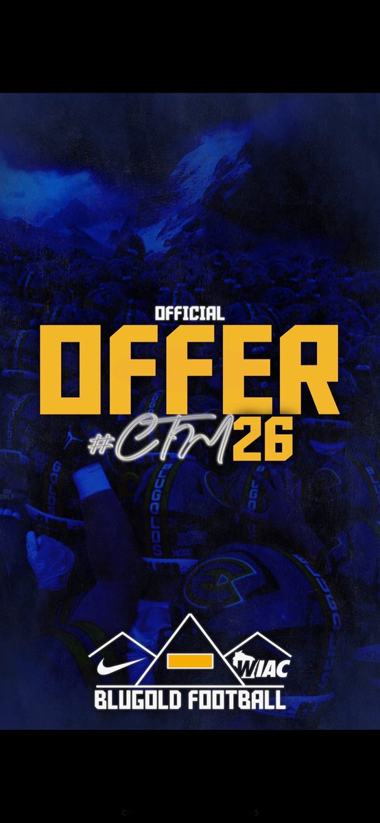Bwagner_35's tweet image. After a great visit and phone call with @CoachE_Blugolds, I’m blessed to receive my 7th football offer from UW- Eau Claire! Thank you Coach Erickson and the staff for believing in me! Go Blugolds! @MJ_NFLDraft @PrepRedzoneWI