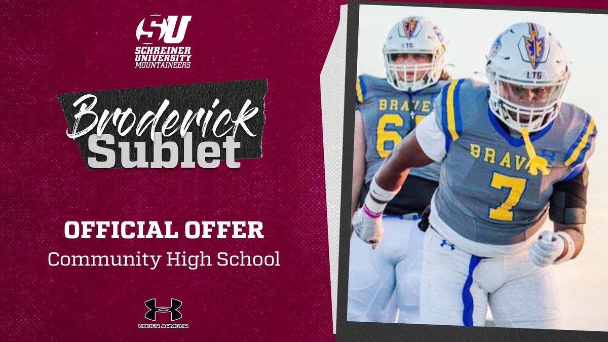 #AGTG After a great conversation with coach Biggurs I am blessed to receive an offer from Schreiner University <a href="/SchreinerFB/">Schreiner Football</a> <a href="/coach_hallmark/">Shane Hallmark</a> <a href="/coachkeithallen/">Keith Allen</a> <a href="/CoachArteaga/">Adam Arteaga</a> <a href="/CoachSixSix/">Chris Childress</a> <a href="/CoachKJMack/">KJ Mack</a> <a href="/CHSBraveFB/">Community Braves Football</a> <a href="/PrepRedzoneTX/">Prep Redzone Texas</a> <a href="/FCRecruits/">First Choice Recruiting</a> <a href="/sixstarfootball/">Six Star Football | PLUS+</a>