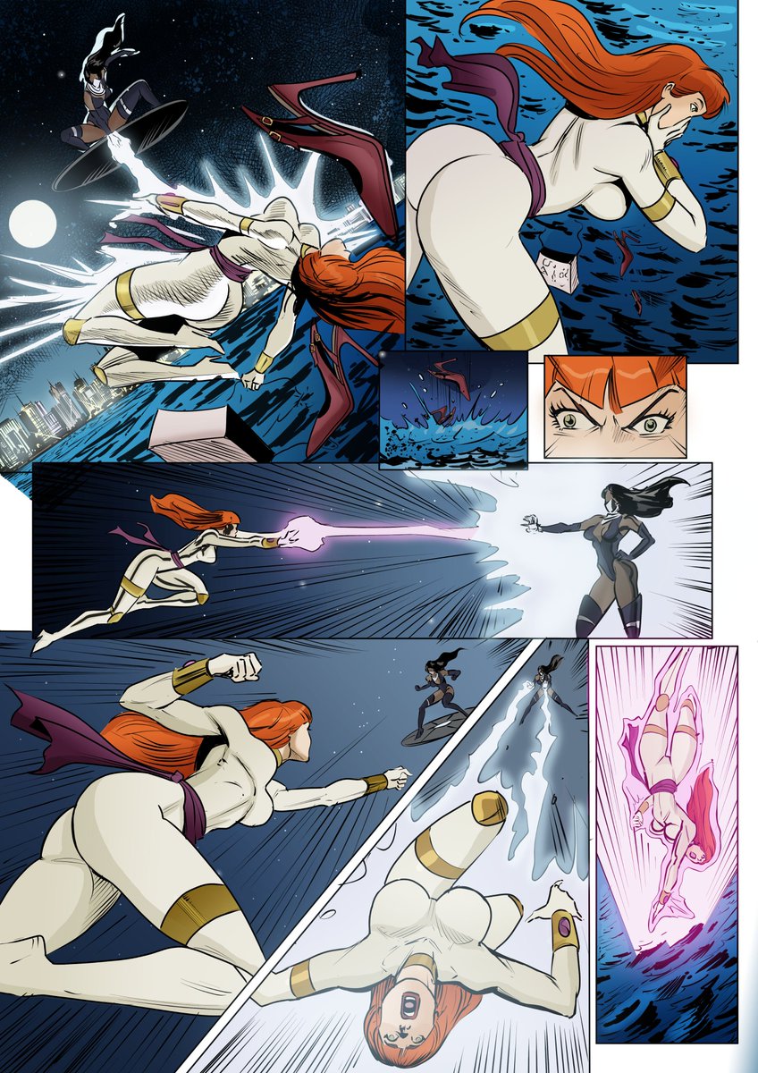 RisingStarCom's tweet image. Cosmo Girl #1 is coming next month to Kickstarter!
Sherry Westman is a 22-year-old law student. She also has access to a pair of alien bracelets called the Omni-Bands, which grant her amazing powers as Cosmo Girl!
SIGN UP: kickstarter.com/projects/risin…