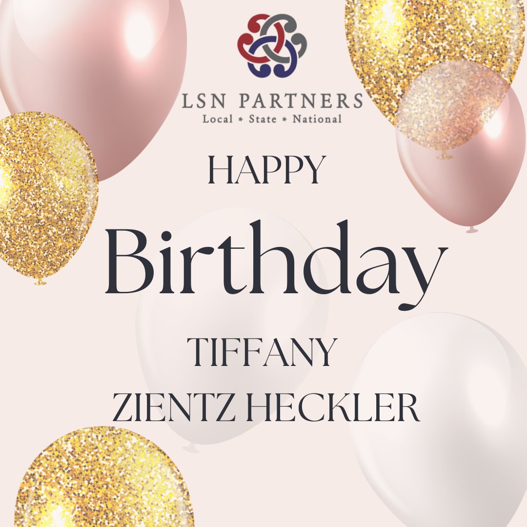 LSNPartnersLLC's tweet image. Happy birthday, Tiffany Heckler, LSN’s co-founder, former CFO, & current Treasurer.
It is no exaggeration to say our team would not be here without you. From the very beginning, you have ensured everything added up, and we are grateful.
Wishing you a wonderful birthday 🎉 🎂 🥂