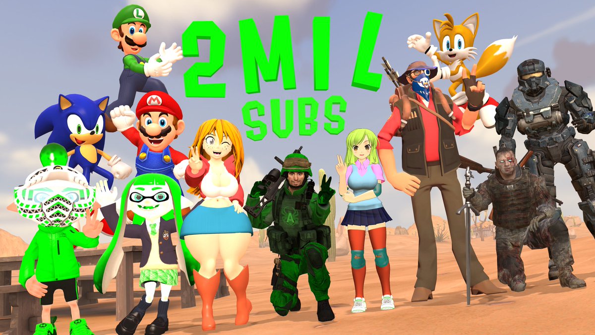 2,000,000 Subs!!!!!!! BOOYAH!!!!

Thank you, guys for enjoying my content and supporting my channel. I'll keep up making more interesting and new content for my animated series, even other fun videos as well!
#alexspider #gmod
