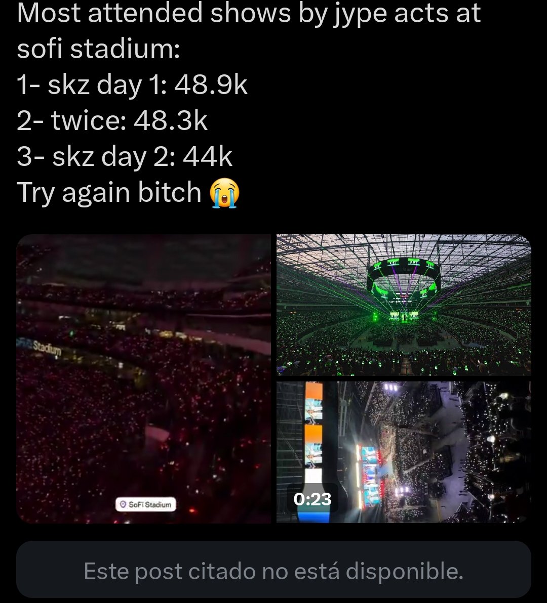 Fuentes de Twice sacadas del mismísimo GLOBAL TWICE!!!🥀🥀 Try AGAIN honey❣️
Hasta en sus mayores hitos ganamos ahhh....🥀