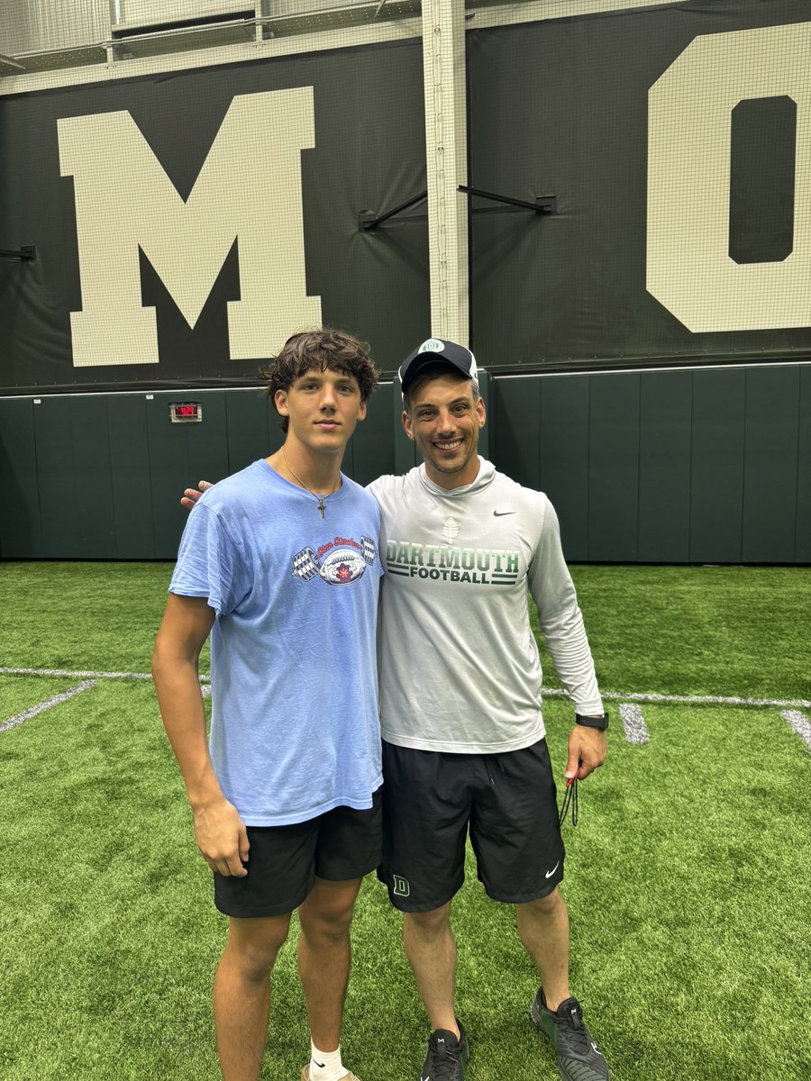 Luke Morris (@lukemorris53735) on Twitter photo Had an amazing camp today at Dartmouth University. Thank you <a href="/CoachBracken/">Kevin Bracken</a> <a href="/CoachMJohnson21/">Mike Johnson</a> for your time and coaching!
<a href="/Coach_Creighton/">Chris Creighton</a> <a href="/DartmouthFTBL/">Dartmouth Football</a> <a href="/CoachDGallagher/">Coach Dan Gallagher</a> <a href="/HOGScoachMaska/">Dalton Maska</a> <a href="/coach_vj/">Vaughn Johnson</a> <a href="/CoachAndyHelms/">Andy Helms</a> <a href="/coachirishodea/">Danny O'Dea</a> <a href="/brayden3tidd/">Brayden Tidd</a> <a href="/BnlFootball/">BNL Football</a> <a href="/BNLAthletics1/">BNL Athletics</a> Had an amazing camp today at Dartmouth University. Thank you <a href="/CoachBracken/">Kevin Bracken</a> <a href="/CoachMJohnson21/">Mike Johnson</a> for your time and coaching!
<a href="/Coach_Creighton/">Chris Creighton</a> <a href="/DartmouthFTBL/">Dartmouth Football</a> <a href="/CoachDGallagher/">Coach Dan Gallagher</a> <a href="/HOGScoachMaska/">Dalton Maska</a> <a href="/coach_vj/">Vaughn Johnson</a> <a href="/CoachAndyHelms/">Andy Helms</a> <a href="/coachirishodea/">Danny O'Dea</a> <a href="/brayden3tidd/">Brayden Tidd</a> <a href="/BnlFootball/">BNL Football</a> <a href="/BNLAthletics1/">BNL Athletics</a>