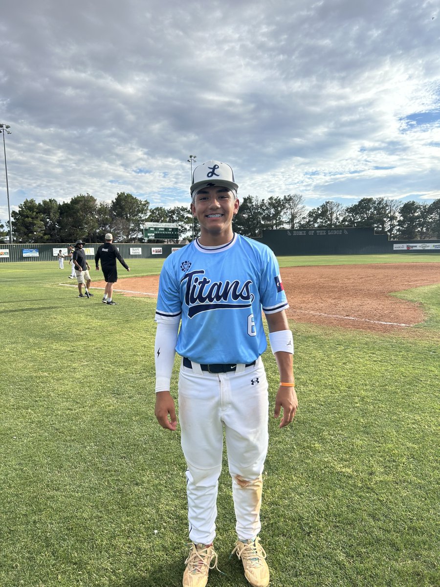 FiveToolTexas's tweet photo. F: Lubbock Titans 14, Kansas Curve 16U Henkelman 7
PoG: Luke Bocanegra 3-3, 2 2B, 3 RBI, 3R https://t.co/UTDEny10UB