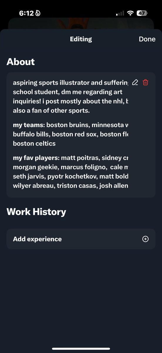 big fan of this expanded bio thing