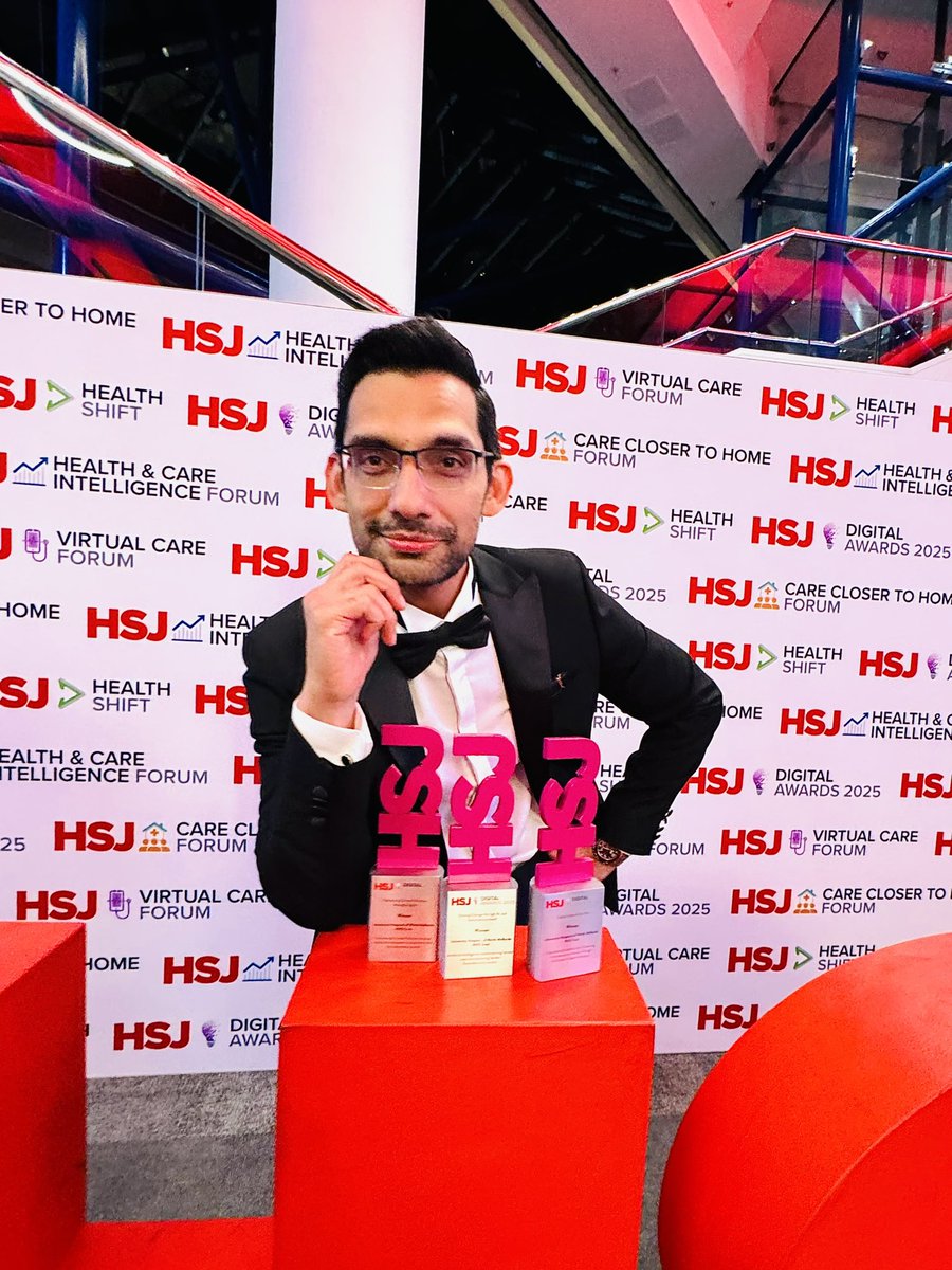 DrFBChaudhry1's tweet photo. @HSJnews @HSJ_Awards @HSJevents #hsjdigitalawards @JessieDickson #hsjdigitalawardsjourney #hsjevents @UHNM_NHS @UHNM_Imaging @UHNMCharity @UKStrokeForum winning it for stroke care. Stroke team wins 3 awards at HSJ Digital 2025. First ever in the history of HSJ https://t.co/QWXn6VQtCP