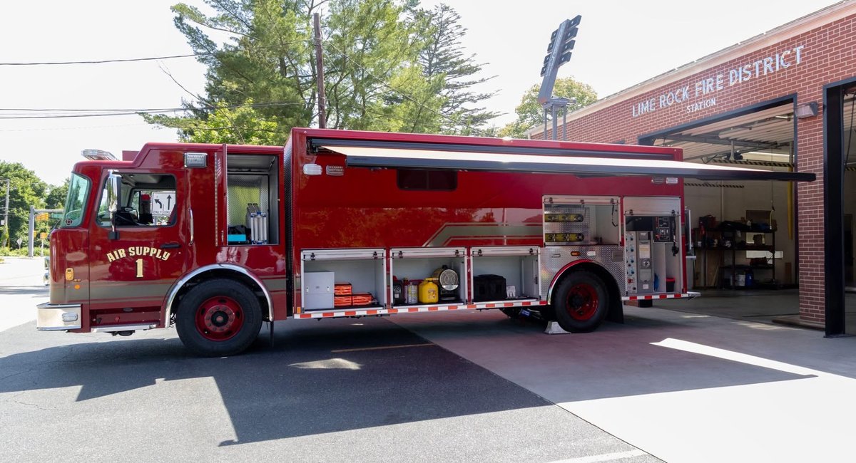 This air/light unit is shared by multiple municipalities and carries a few more features than typical air/light units. ow.ly/khmt50Whbef