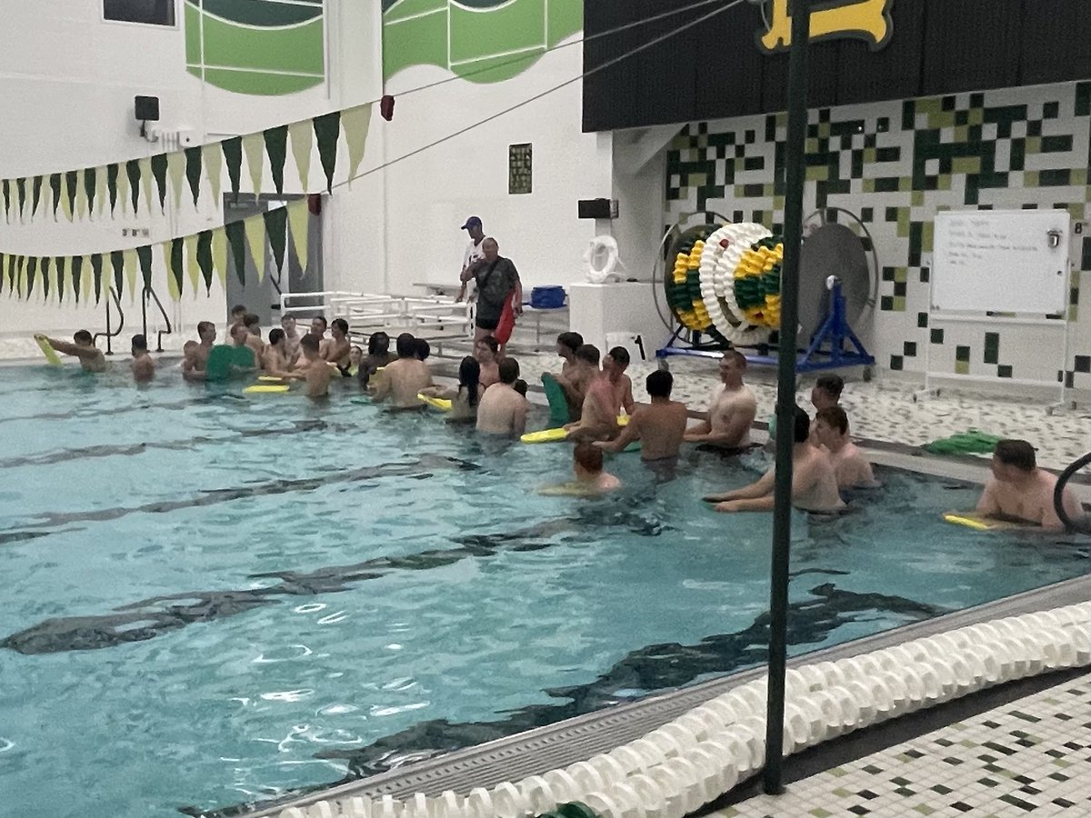 That’s a wrap on a great first half of the summer.  Merica day in the weight room topped off with some pool time!  10 days of rest then back to the grindstone. #sharpentheaxe #GoGreen