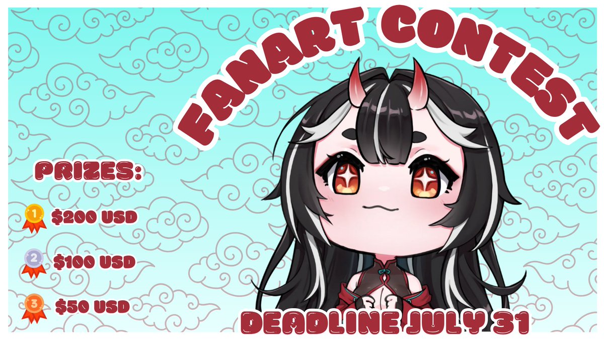 ShioriTamayomi's tweet image. 🖤 !FANART CONTEST TIME! 🖤
Bring Shiori to life in your style! All formats are welcome, there&apos;s no theme!

🏆PRIZES🏆
🥇 1st: 200 USD 
🥈2nd: 100 USD
🥉 3rd: 50 USD

❣️use #ShioriArtContest2025  ❣️

🔁RT to share the love and spread word!
🗓️Deadline: July 31st!