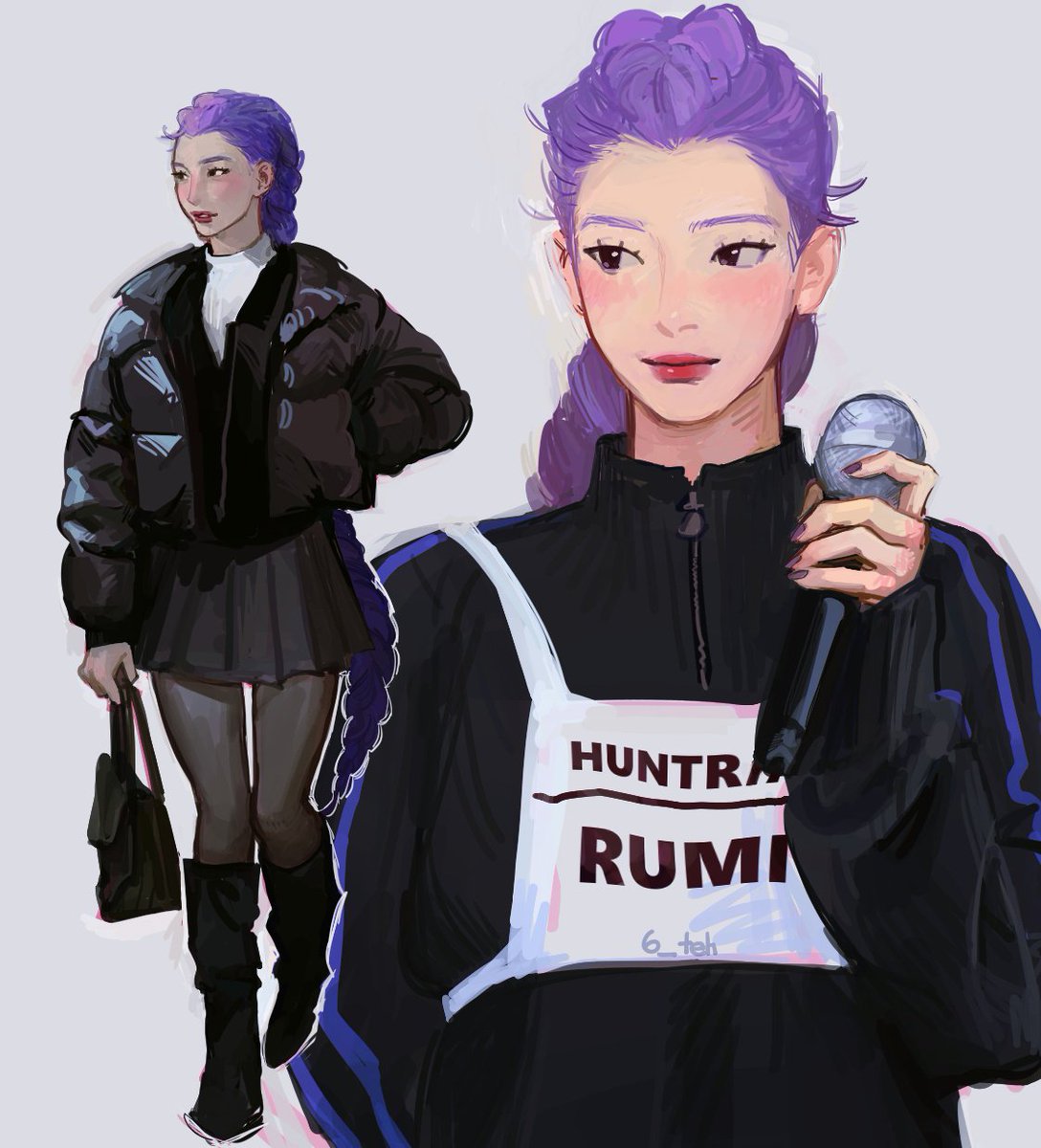 _011019's tweet image. doodles :P 
#kpopdemonhuntersfanart