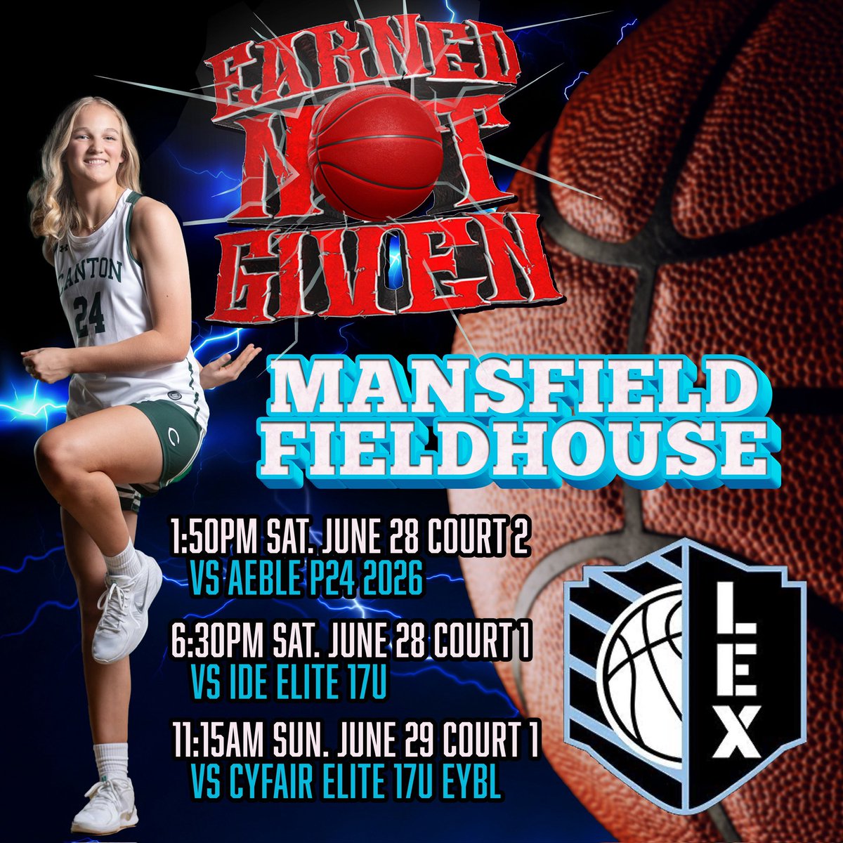 Chloe Howe (@chloe_howe24) on Twitter photo Come see me and Team Lex 17u Nation in Mansfield Saturday and Sunday for our last tournament in Dallas for the summer season!
<a href="/CoachFParks/">Frankie Parks</a> <a href="/BasketballLone/">Gene Smith</a> <a href="/TeamLexHoops/">Team Lex Basketball</a> <a href="/CoachLTid/">LARRY TIDWELL</a> <a href="/eaglettesBB/">Canton Basketball</a> Come see me and Team Lex 17u Nation in Mansfield Saturday and Sunday for our last tournament in Dallas for the summer season!
<a href="/CoachFParks/">Frankie Parks</a> <a href="/BasketballLone/">Gene Smith</a> <a href="/TeamLexHoops/">Team Lex Basketball</a> <a href="/CoachLTid/">LARRY TIDWELL</a> <a href="/eaglettesBB/">Canton Basketball</a>