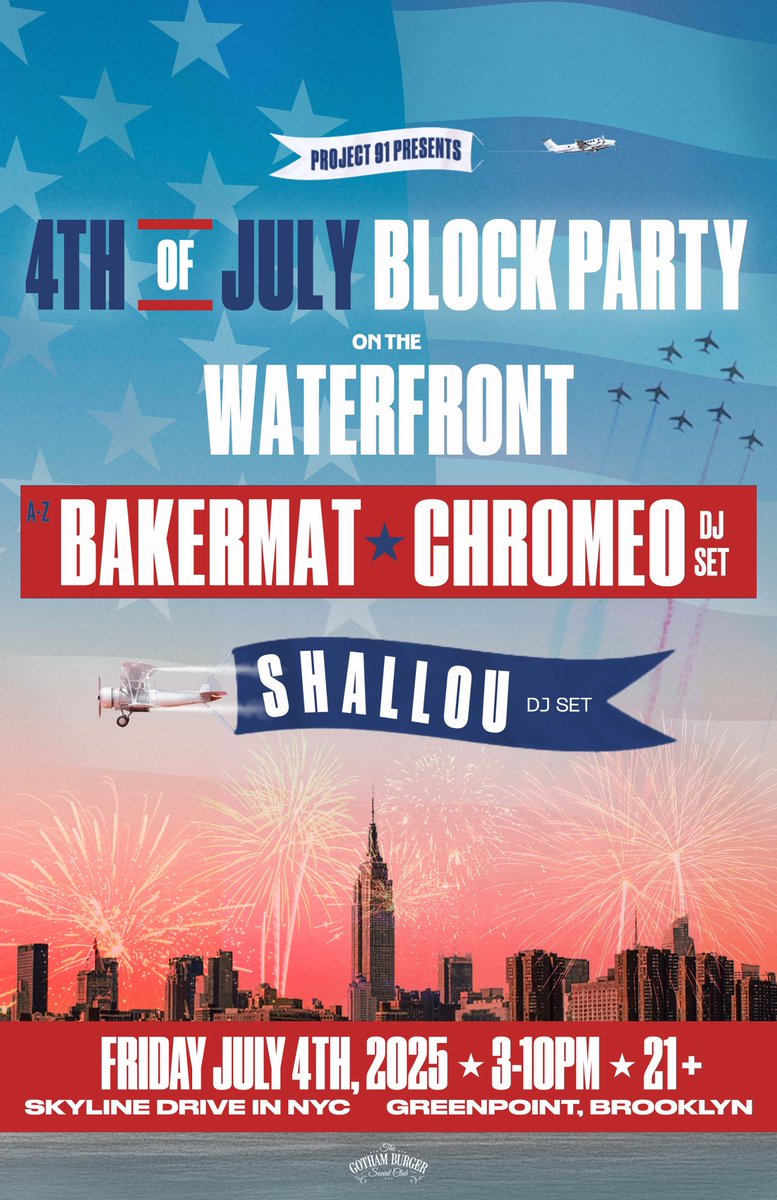 Chromeo's tweet image. Funklordz 2025 DJ mission continues July 4 right at home in NYC! link.dice.fm/Nb5bd1efb9db