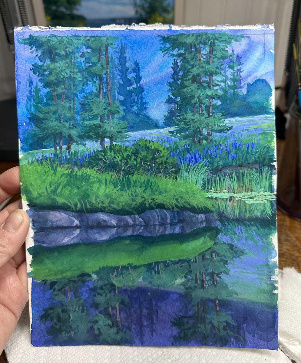 Work in progress! Because blue and green are both Very Good colors!
And yes, this’ll be included in my ongoing 60% off sale!