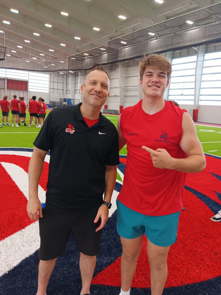 Matthew McIlroy (@ilroy8_mc) on Twitter photo I had a great time at SVSU <a href="/svsu_football/">SVSU Football</a> and it was great meeting <a href="/CoachGus90/">Niklas Gustav, CSCS</a>, <a href="/CoachSchu44/">Joshua Schumacher</a>, and <a href="/rbrady1313/">Ryan Brady</a>. I ran my fastest 40-yard dash: 4.68, and my shuttle:4.21. Thank you for helping me to improve my game and for the life lessons which you taught.#earnit
E + R=O #GoCards I had a great time at SVSU <a href="/svsu_football/">SVSU Football</a> and it was great meeting <a href="/CoachGus90/">Niklas Gustav, CSCS</a>, <a href="/CoachSchu44/">Joshua Schumacher</a>, and <a href="/rbrady1313/">Ryan Brady</a>. I ran my fastest 40-yard dash: 4.68, and my shuttle:4.21. Thank you for helping me to improve my game and for the life lessons which you taught.#earnit
E + R=O #GoCards