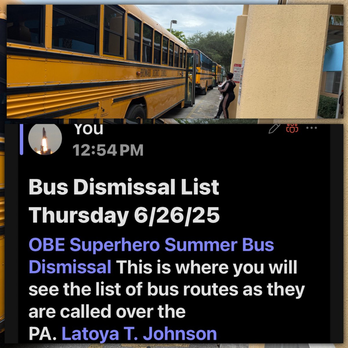 Mr. Horowitz (@mrhorowitz) on Twitter photo Week 1 <a href="/Orangebrook_El/">Orange Brook Elementary</a> Summer SOAR in the books! 21st Century dismissal live on MS Teams & WhatsApp for efficiency. Thanks to our AP Interns for leading the charge! <a href="/JohnsonLat16535/">Latoya Johnson</a> <a href="/Amber_Rubi98/">Amber Rubinstein</a> <a href="/PGielar/">Pawel Gielar</a>
<a href="/JerelleOwens/">Jerelle Robinson-Owens</a> <a href="/BCPSLeadership/">BCPS Leadership</a> <a href="/BCPS_South/">BCPS South Regional Office</a> <a href="/DirPolicastro/">Katie Policastro</a> <a href="/AlanStraussbcps/">Alan Strauss</a> Week 1 <a href="/Orangebrook_El/">Orange Brook Elementary</a> Summer SOAR in the books! 21st Century dismissal live on MS Teams & WhatsApp for efficiency. Thanks to our AP Interns for leading the charge! <a href="/JohnsonLat16535/">Latoya Johnson</a> <a href="/Amber_Rubi98/">Amber Rubinstein</a> <a href="/PGielar/">Pawel Gielar</a>
<a href="/JerelleOwens/">Jerelle Robinson-Owens</a> <a href="/BCPSLeadership/">BCPS Leadership</a> <a href="/BCPS_South/">BCPS South Regional Office</a> <a href="/DirPolicastro/">Katie Policastro</a> <a href="/AlanStraussbcps/">Alan Strauss</a>