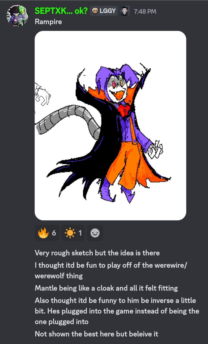 RAMPIRE

always adored the idea that Ramb was supposed to obtain the shadow crystal that the Knight dropped and go fucking super evil with its a fun idea.
