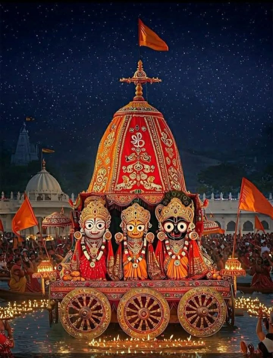 <a href="/iAkankshaP/">Akanksha Parmar</a> Jai Sri Jagannath Mahaprabhu 🙏🚩
Happy Rath Yatra friend 🙋✅️