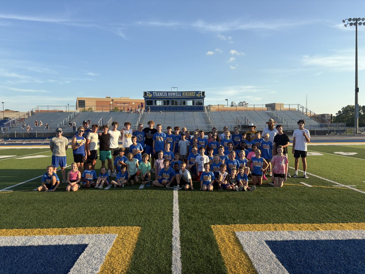 What a great camp!! Thank to the high school athletes and coaches for all the hard work!!! <a href="/FHVikings/">Howell Vikings</a>