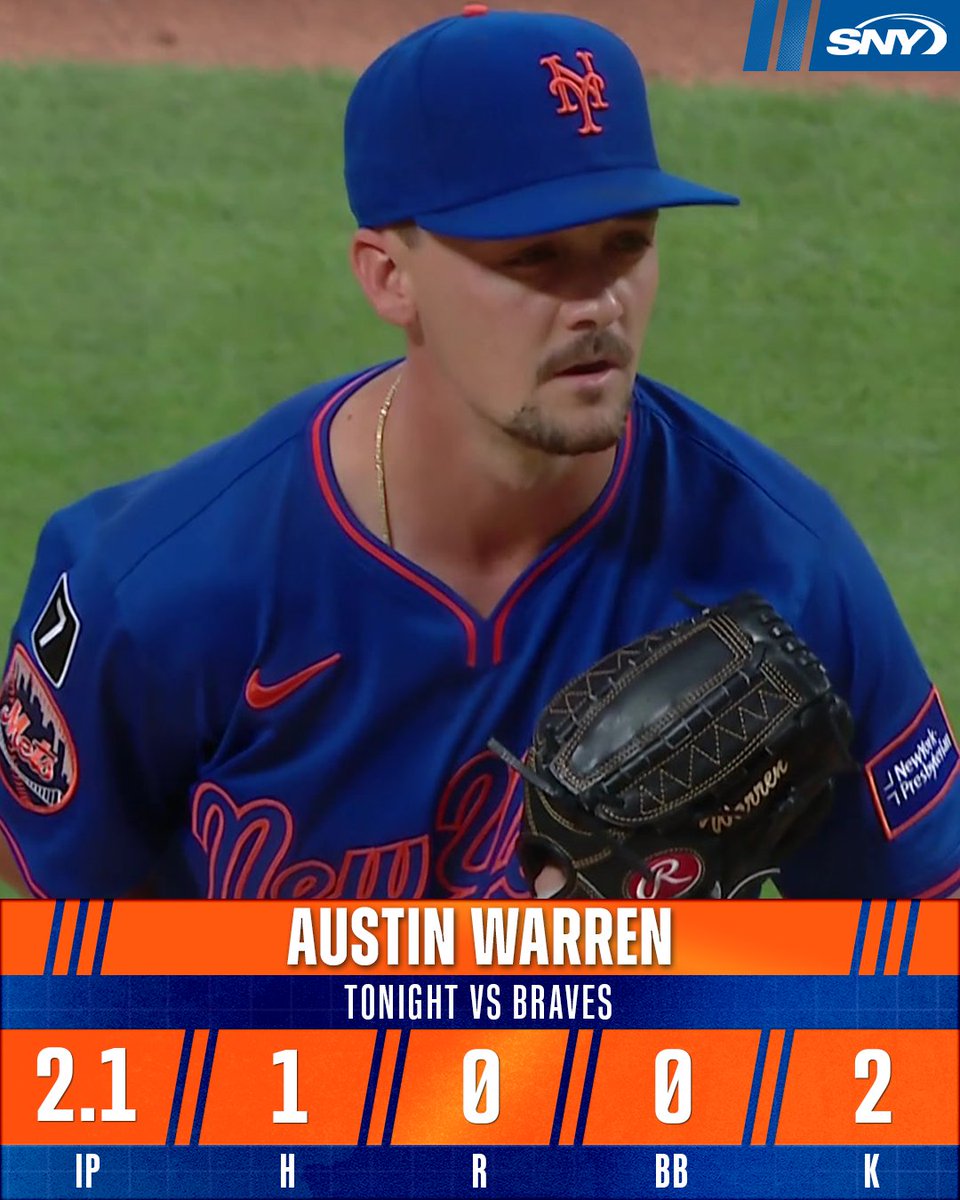 2.1 terrific innings from Austin Warren in relief 👏