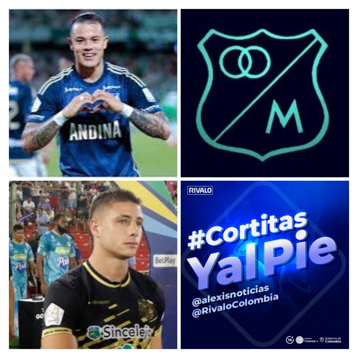 Alexis Rodriguez (@alexisnoticias) on Twitter photo #CortitasYalPie llega gracias a <a href="/RivaloColombia/">Rivalo Colombia</a>
#MILLONARIOS
"Carreta" la tal venta del equipo
Prioridad renovar a Leo Castro, desde su círculo me dicen que hay 3 equipos sondeando y ninguno es Junior
#ÁGUILASDORADAS
POR AHORA no ha llegado ninguna oferta por Mateo Puerta #CortitasYalPie llega gracias a <a href="/RivaloColombia/">Rivalo Colombia</a>
#MILLONARIOS
"Carreta" la tal venta del equipo
Prioridad renovar a Leo Castro, desde su círculo me dicen que hay 3 equipos sondeando y ninguno es Junior
#ÁGUILASDORADAS
POR AHORA no ha llegado ninguna oferta por Mateo Puerta
