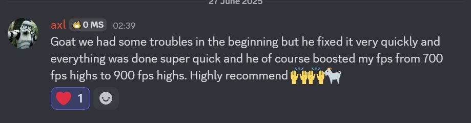 Happy customers only 🫡
