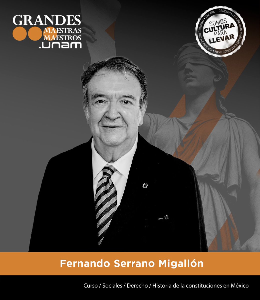 De las aulas a los foros internacionales: Fernando Serrano Migallón ha dedicado su vida al análisis del derecho, la educación y la cultura en México. 
En su cumpleaños, te invitamos a conocer su curso que recientemente impartió para Grandes Maestros.UNAM👉 bit.ly/3GhYtU7