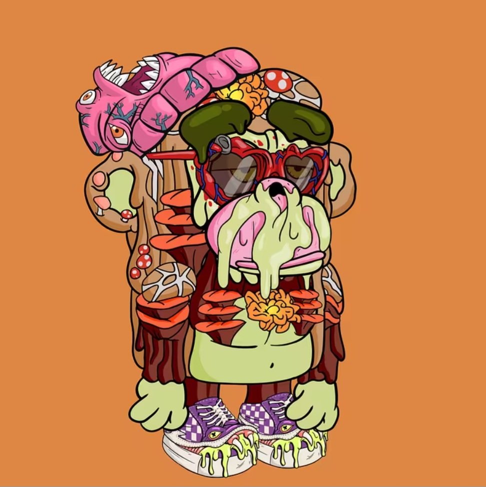 Check out this sweet <a href="/AKidOnApe/">A KID</a>   Mutant Kid I bought from the store in the <a href="/Appreciators_IO/">The 🅰️ppreciators</a> Discord server. If you're not in there yet you are missing out huge!!!!