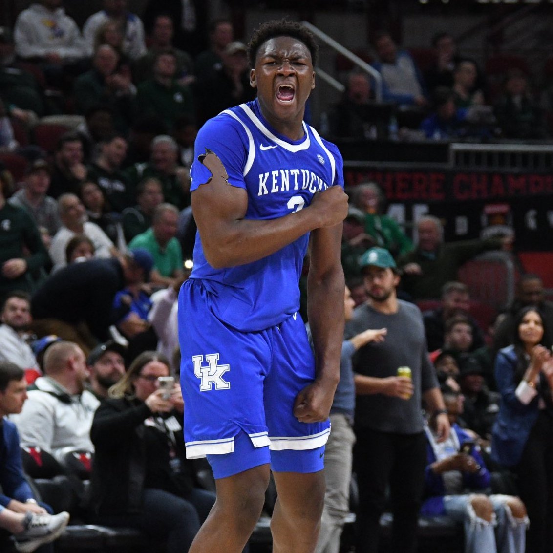 Congrats to Adou Thiero for getting drafted! He's an absolute beast.