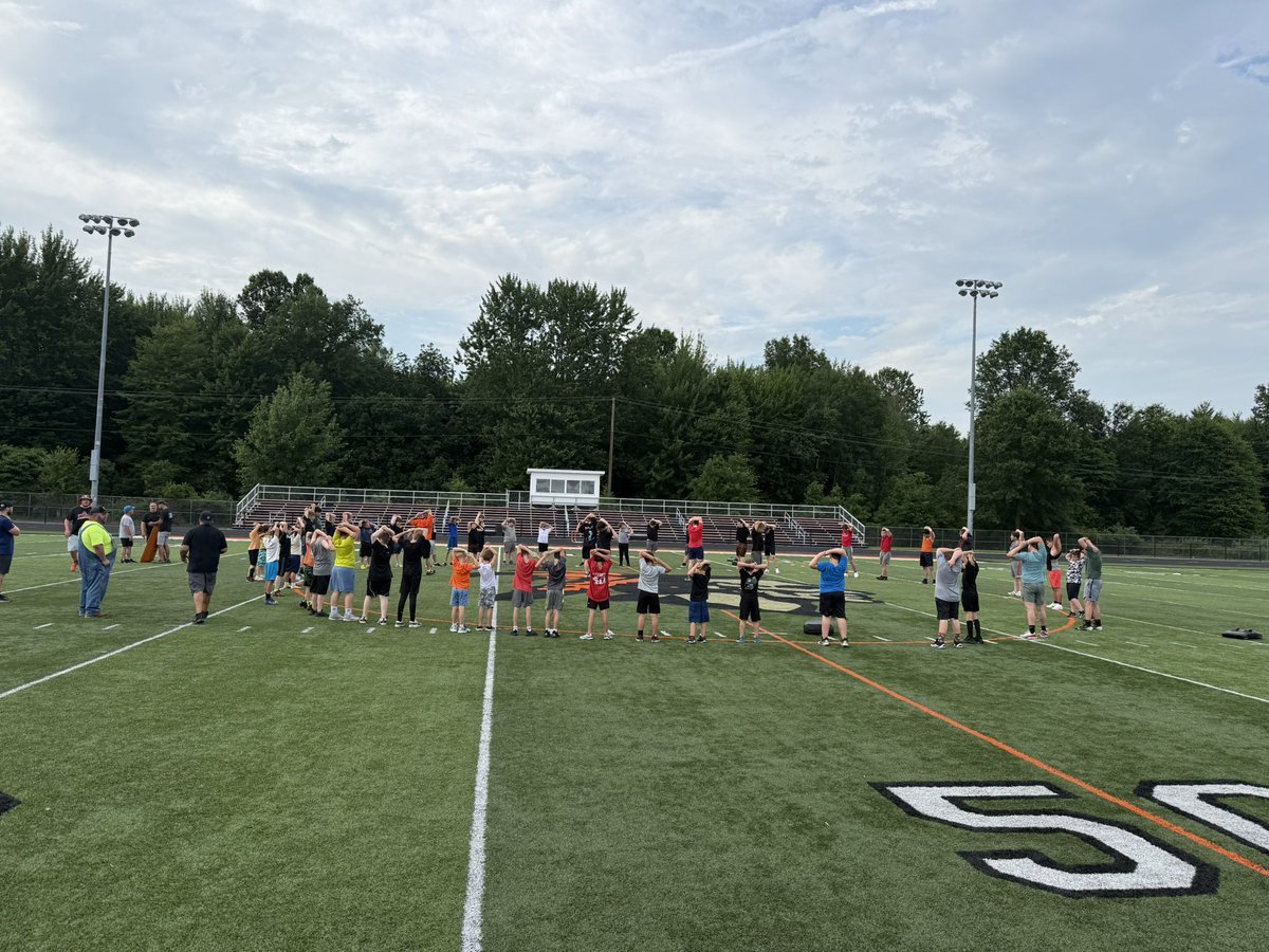 "We are the O-Line, we set the examples, we "LEAD FROM THE FRONT."

Let’s go!!! A great couple of days of fundamental football!!!