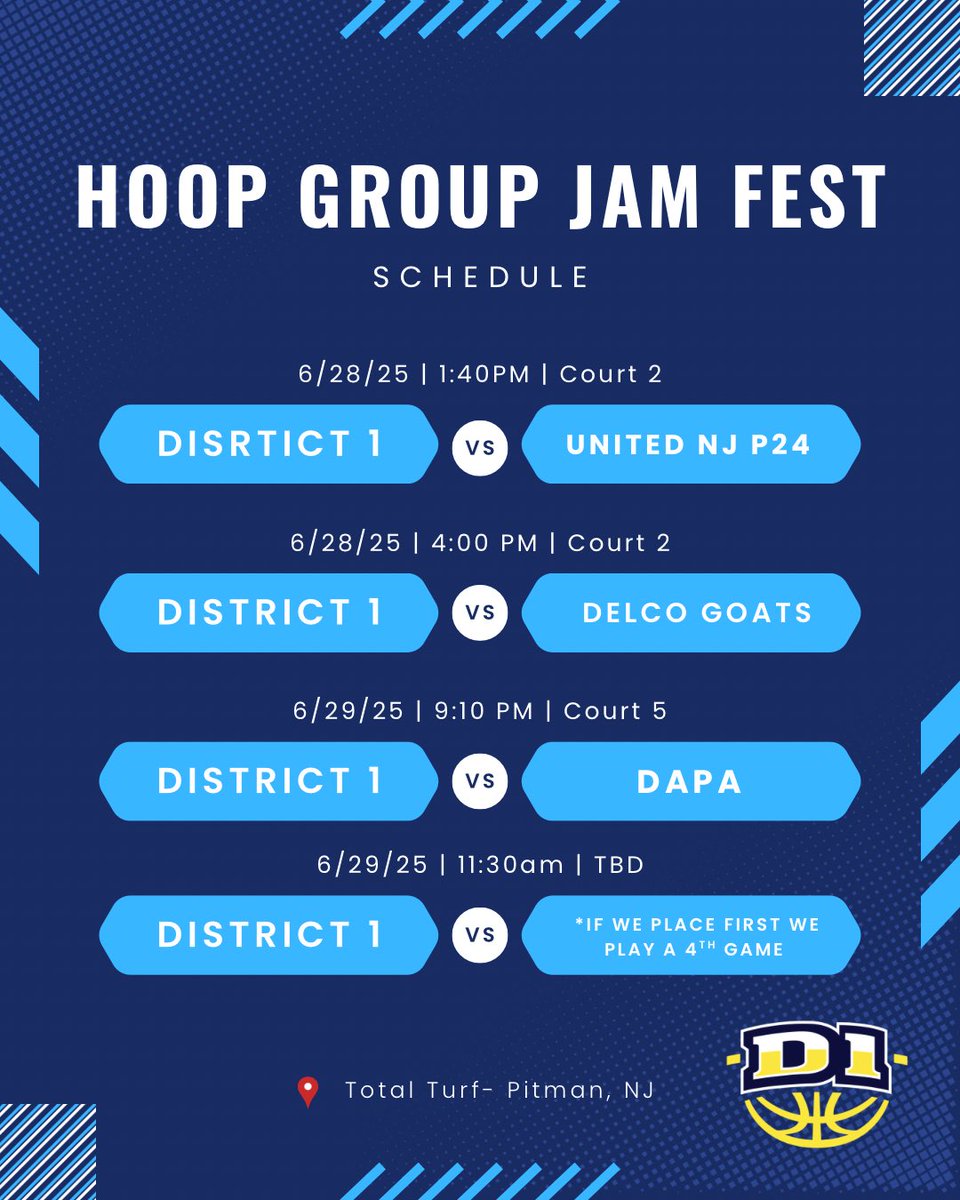 Ellen (Ellie) Dexter (@ellie_dexter1) on Twitter photo Excited to play with my team this weekend In Pitman NJ at the Hoop Group Jam Fest Tournament! Be sure to come check us out!! <a href="/DistrictOneBA/">District One Basketball Academy ๐</a> Excited to play with my team this weekend In Pitman NJ at the Hoop Group Jam Fest Tournament! Be sure to come check us out!! <a href="/DistrictOneBA/">District One Basketball Academy ๐</a>